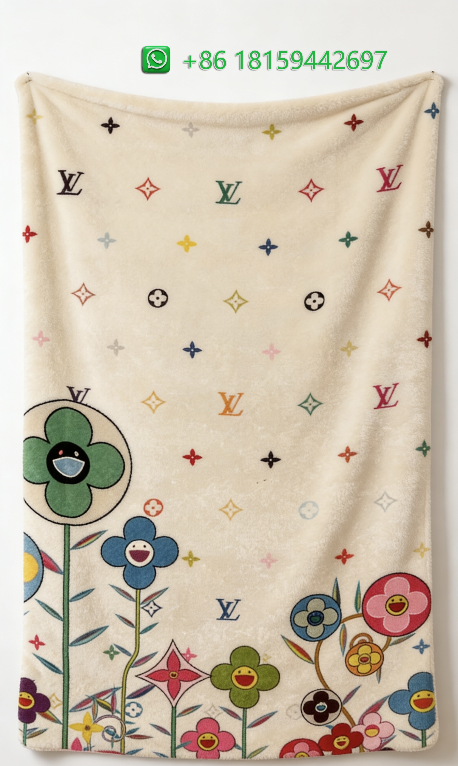 Louis Vuitton Throw Blankets